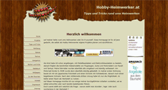 Desktop Screenshot of hobby-heimwerker.at