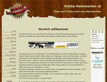 Tablet Screenshot of hobby-heimwerker.at